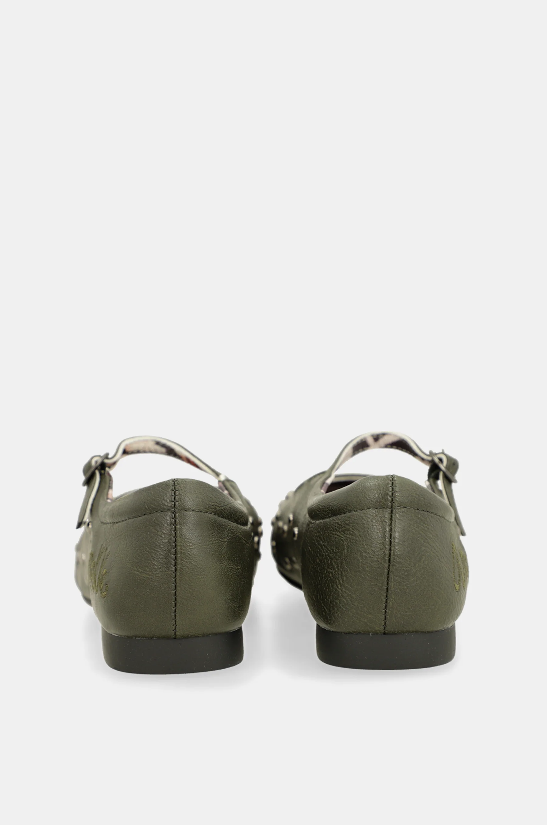 Bailarinas tachuelas verde kaki - Image 7