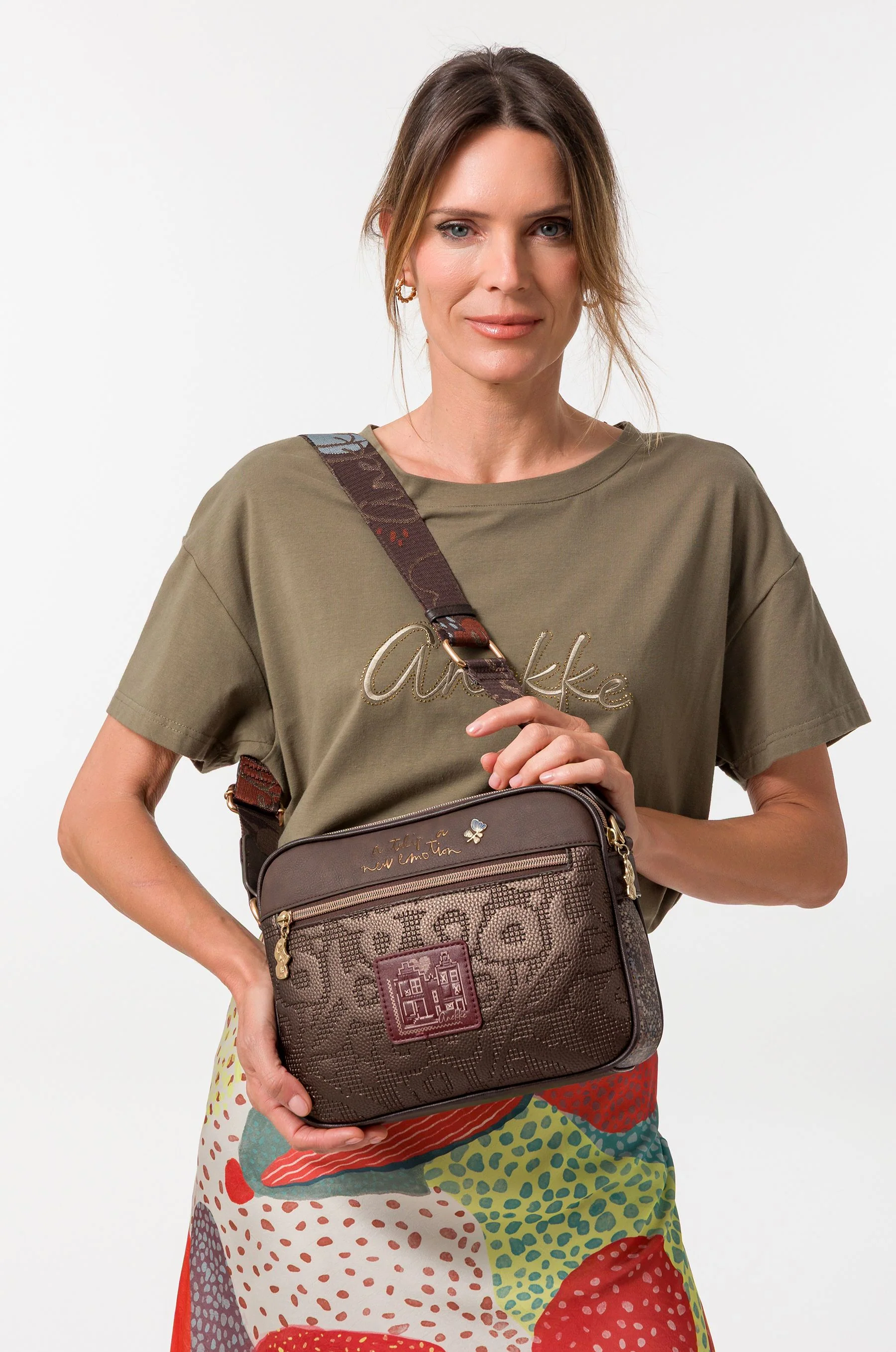 Bandolera con bolsillo frontal Tulip - Image 3