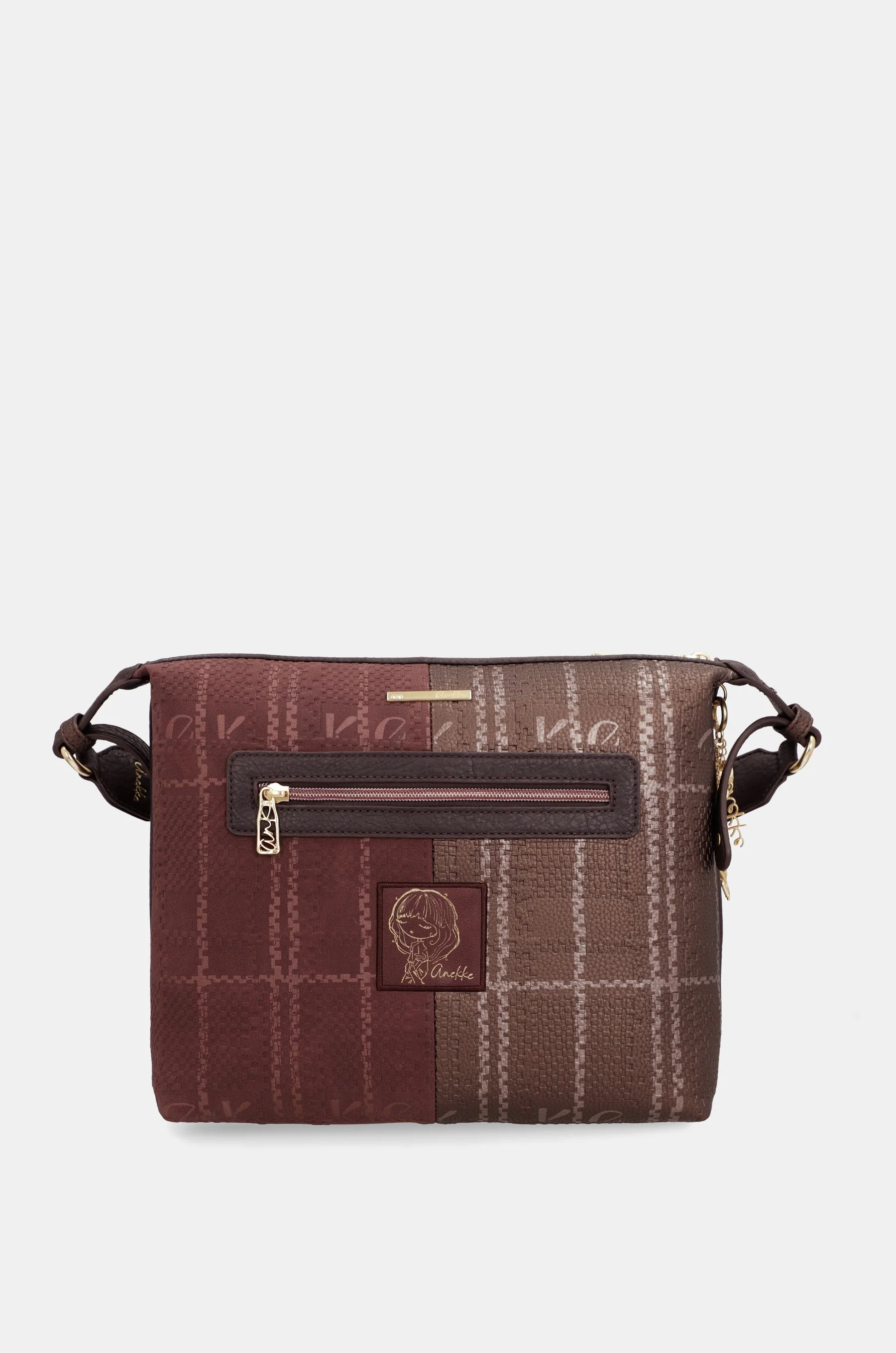Bandolera grande Burgundy - Image 5