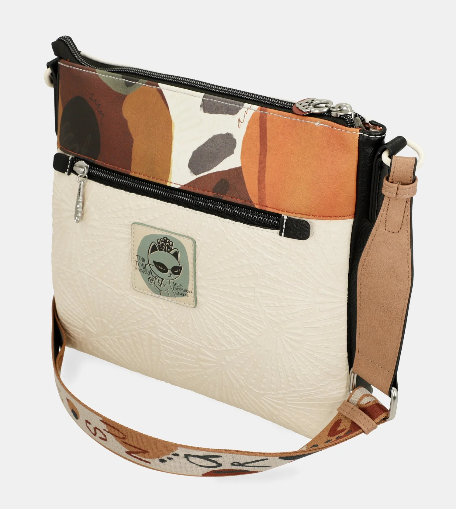 Bandolera con bolsillo frontal Alma - Image 7