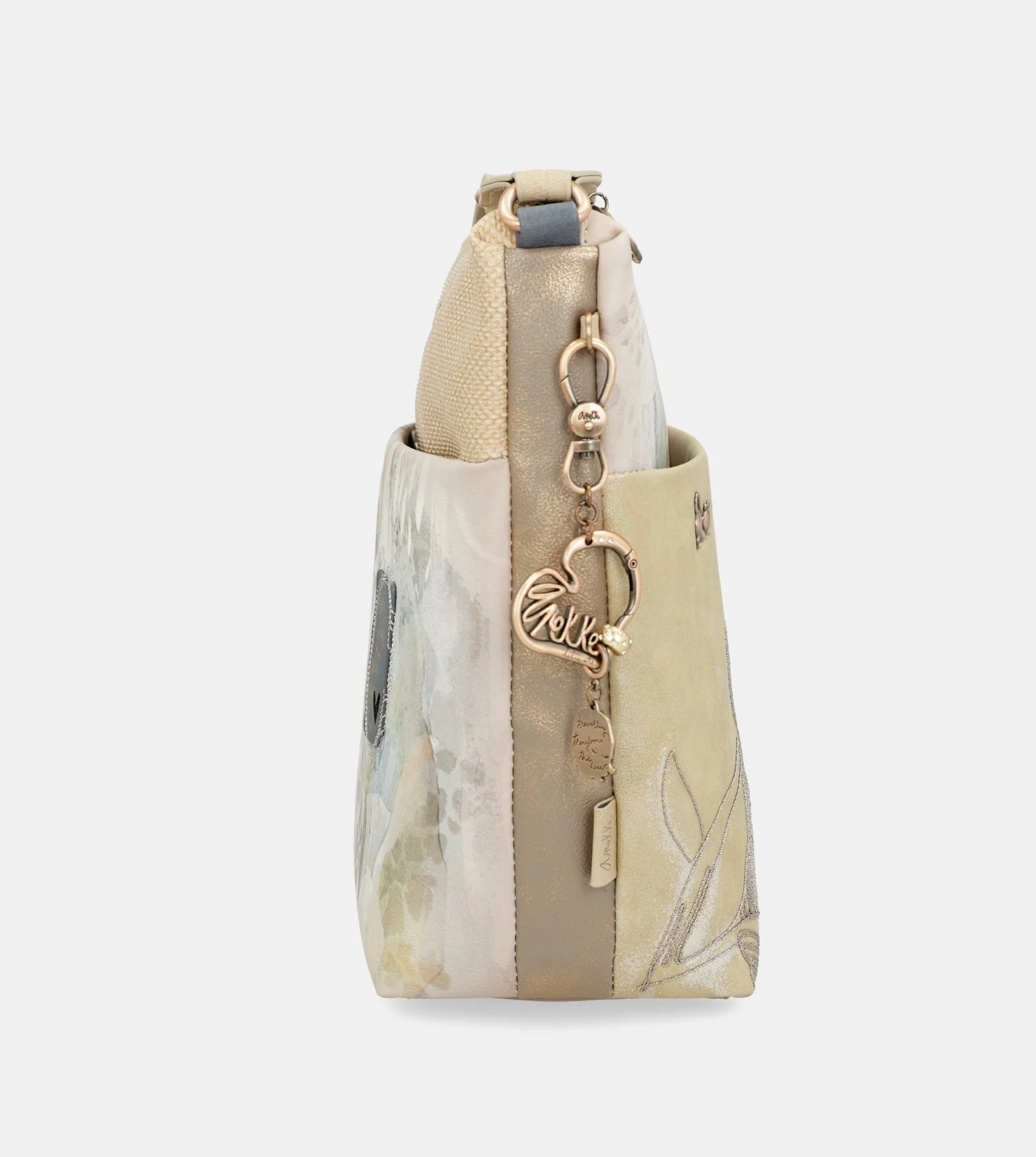Bandolera grande con bolsillo frontal Whispers - Image 5