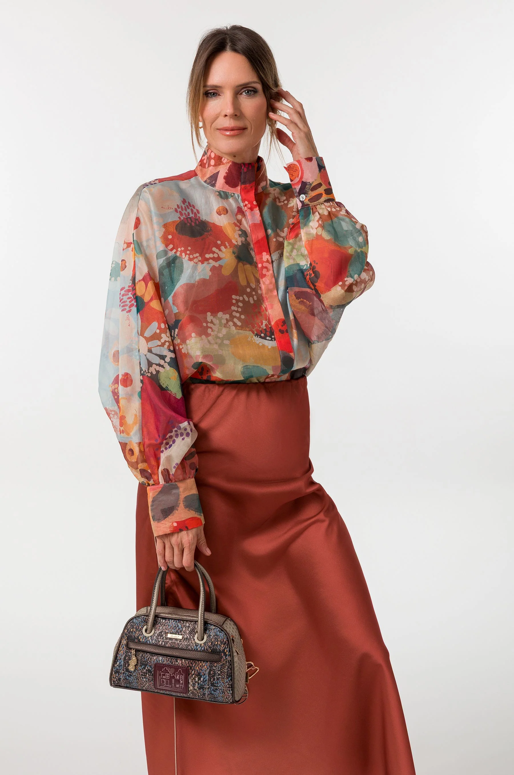 Bolso de asa corta pequeño Tulip - Image 3