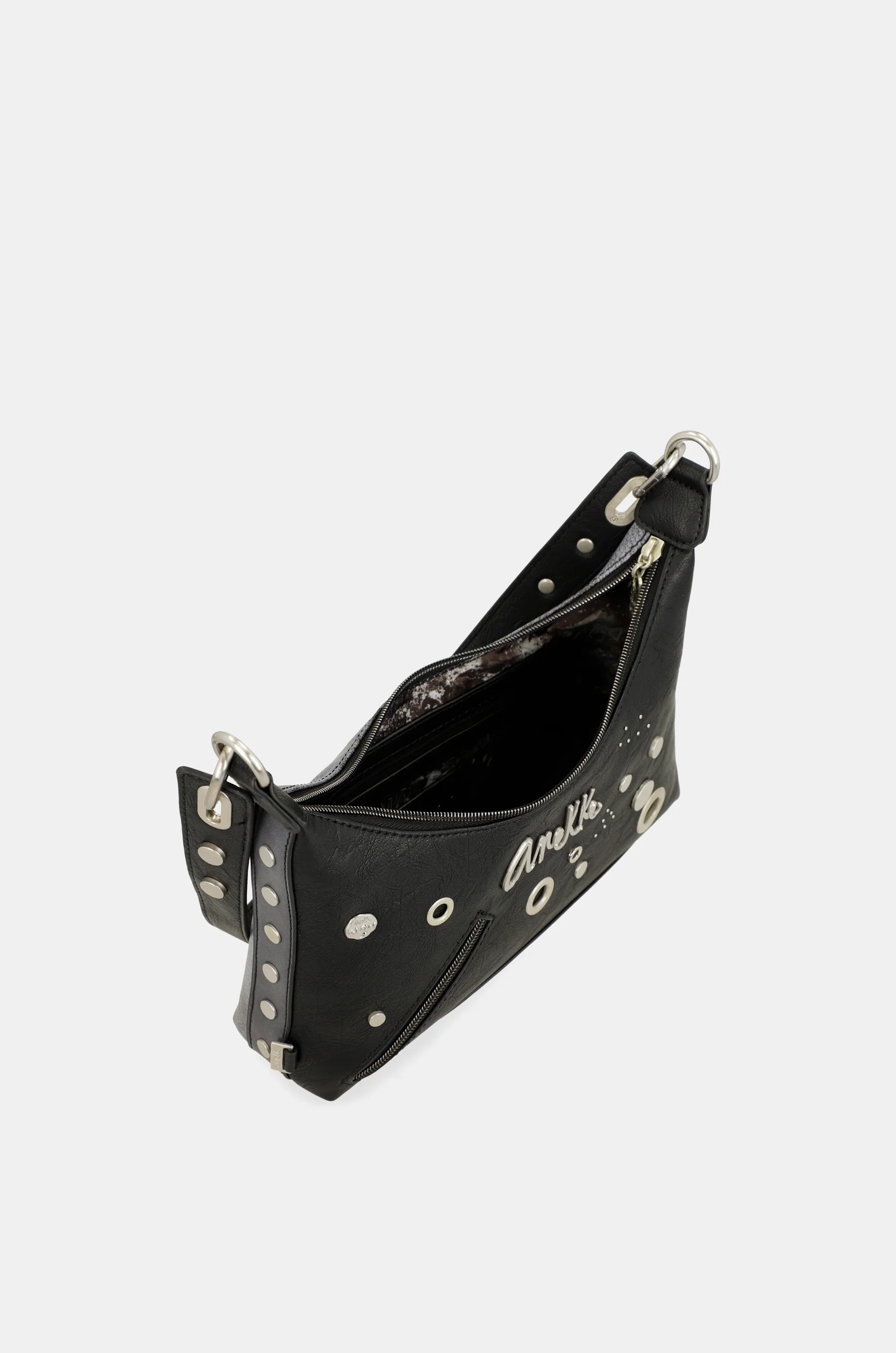 Bolso de hombro negro Crust - Image 5