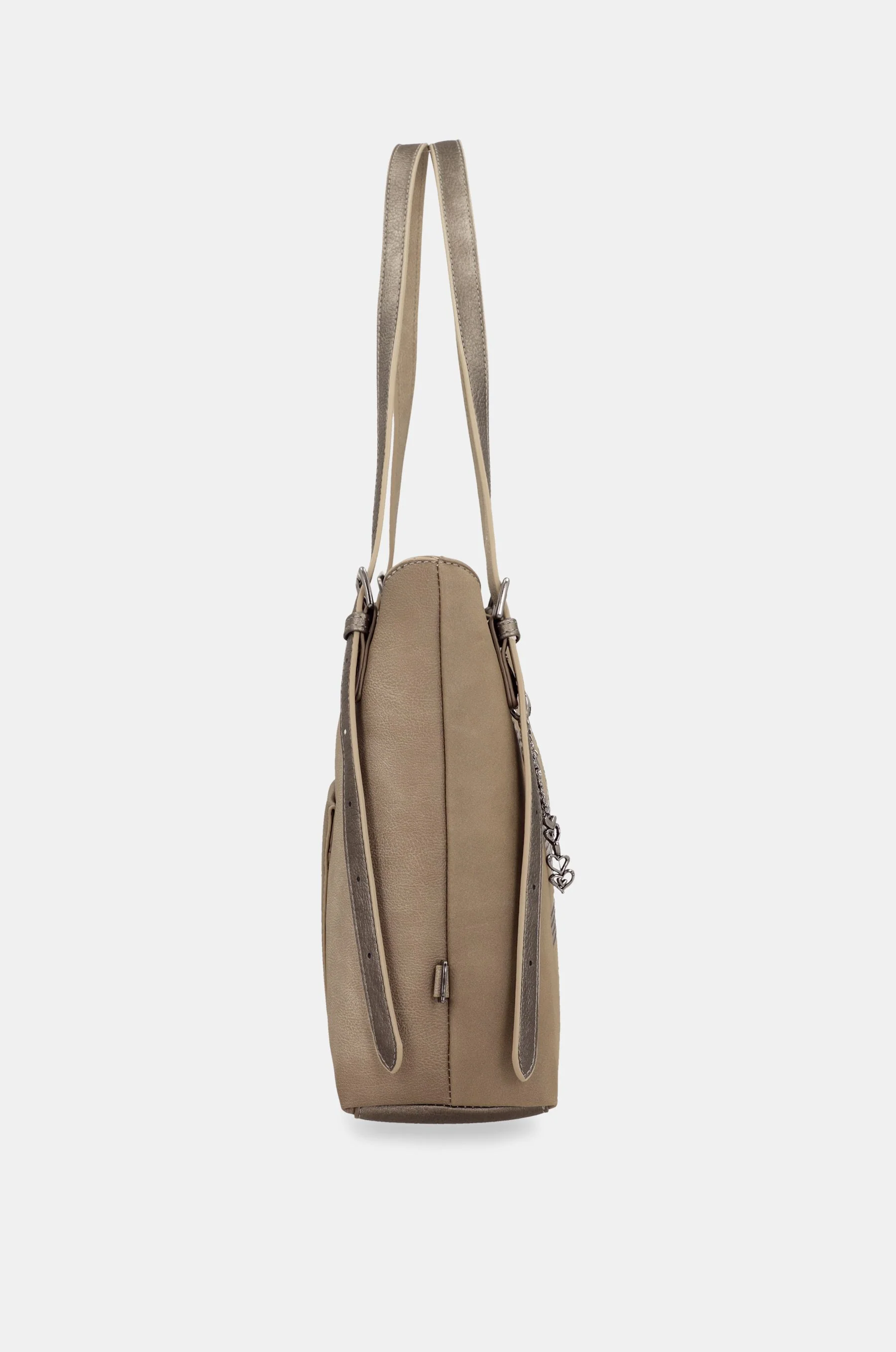Bolso de hombro Taupe - Image 4