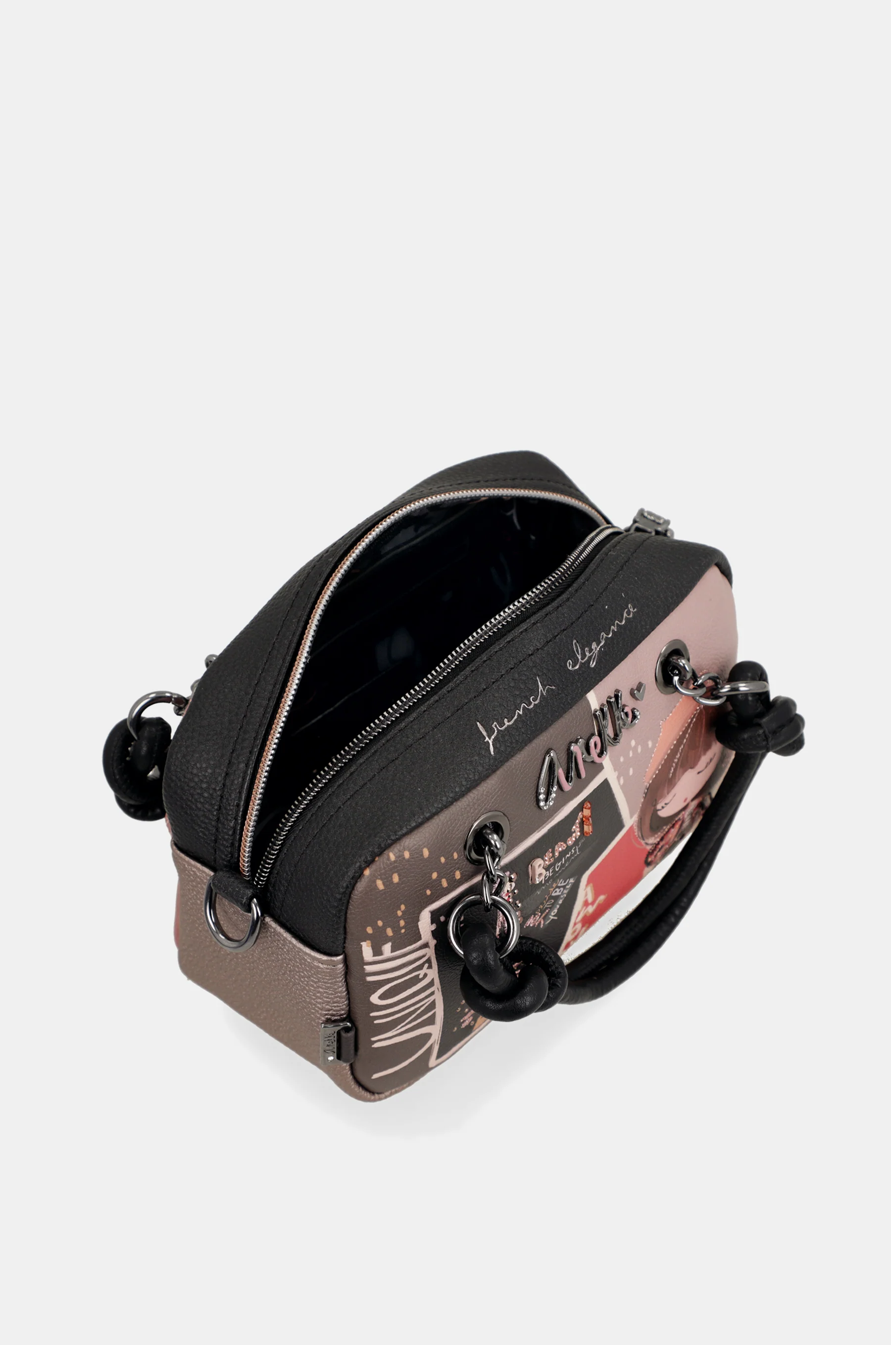 Bolso de mano pequeño con bandolera Mademoiselle - Image 8