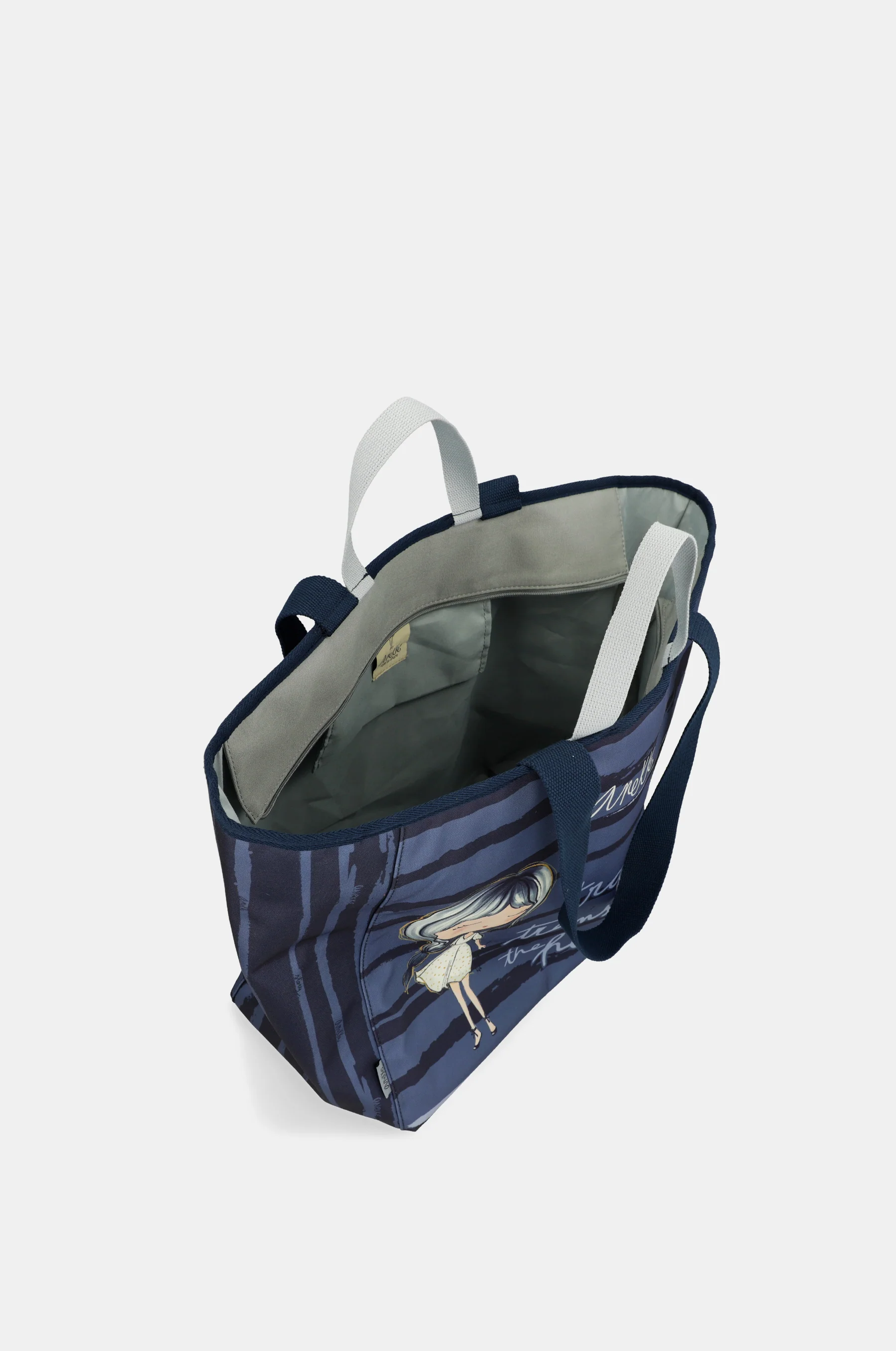 Bolso de playa grande azul - Image 8