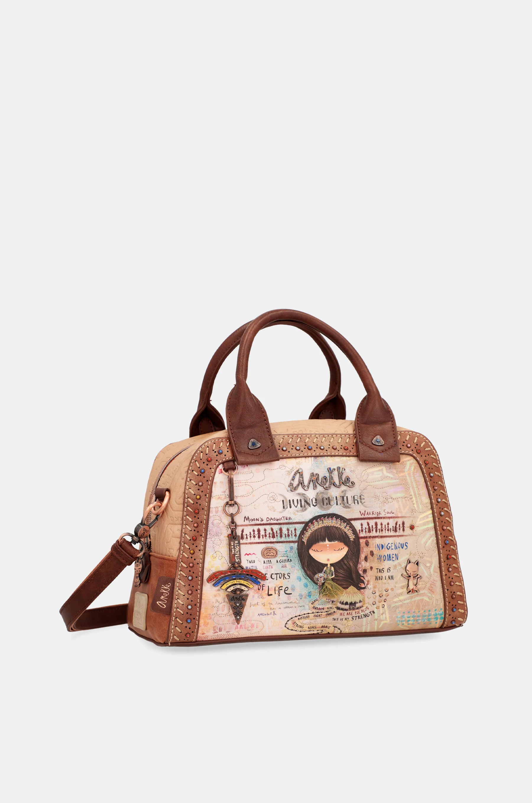 Bolso dos asas con bandolera Menire - Image 8