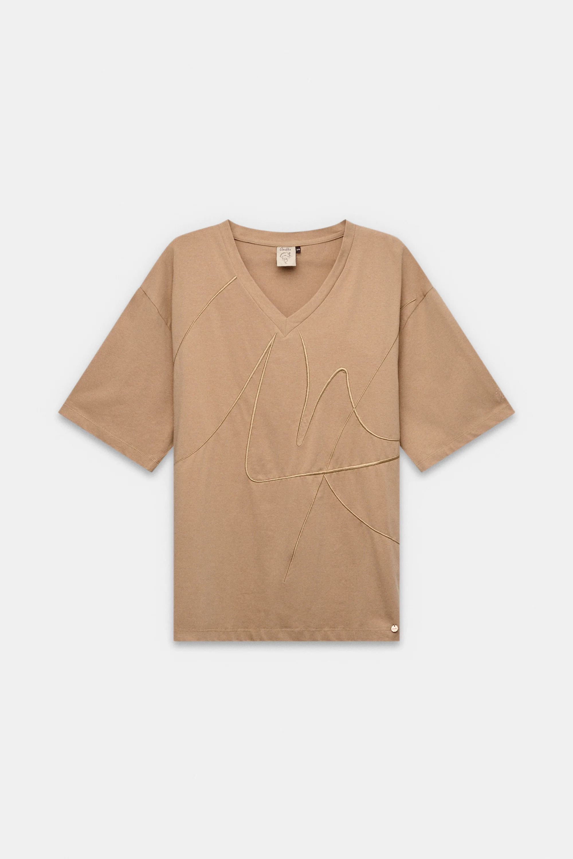Camiseta beige