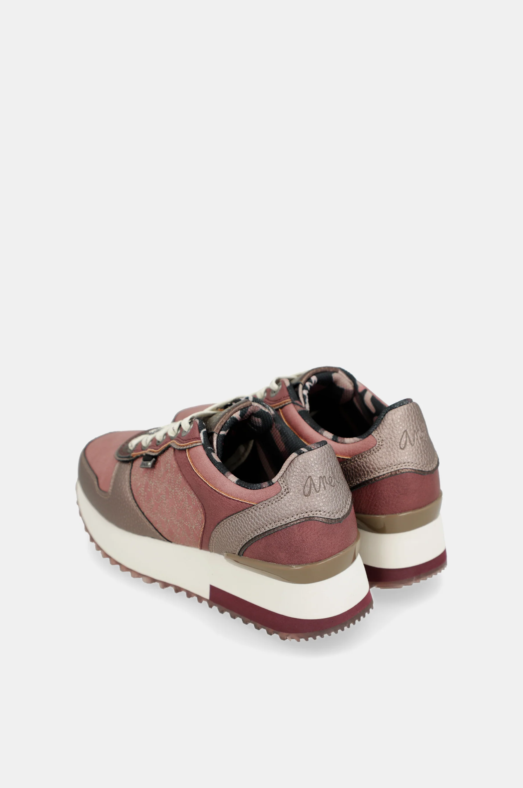 Deportivos plataforma rosa metálico - Image 7