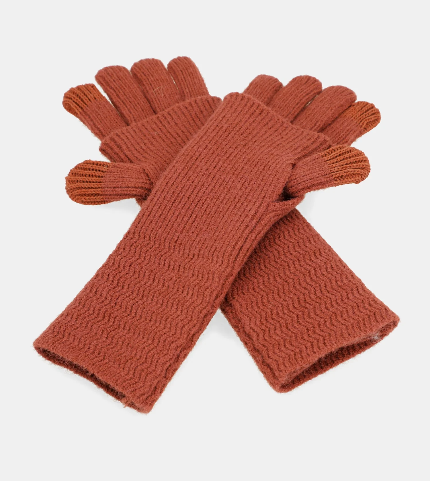 Guantes de punto rojo - Image 2