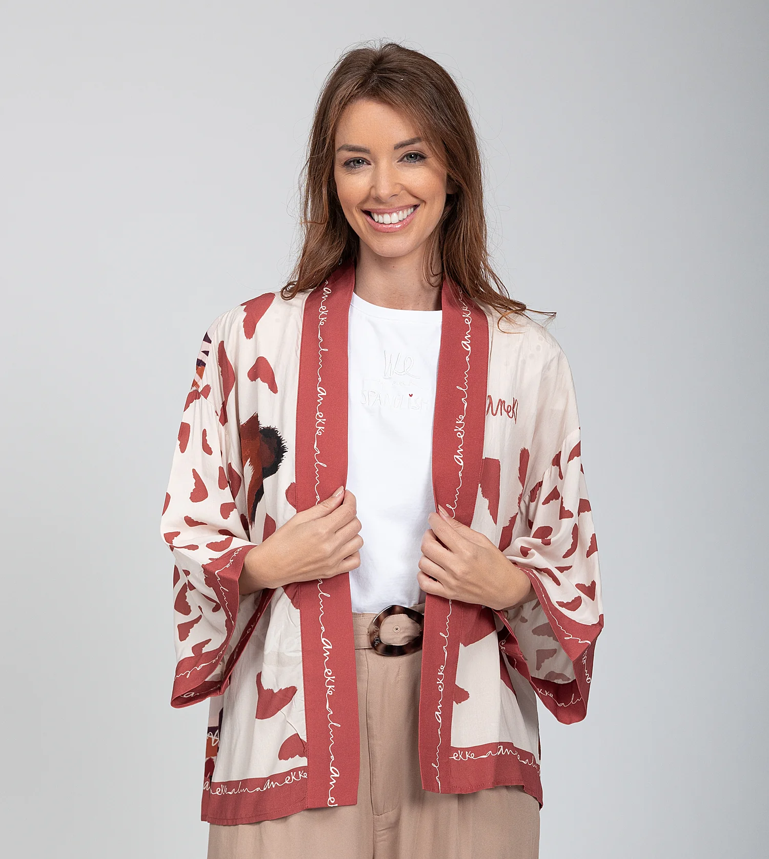 Kimono corto rojo - Image 2