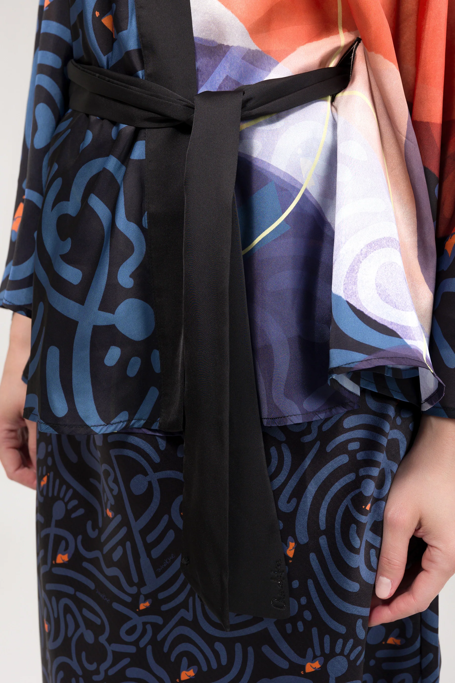 Kimono estampado fluido - Image 5