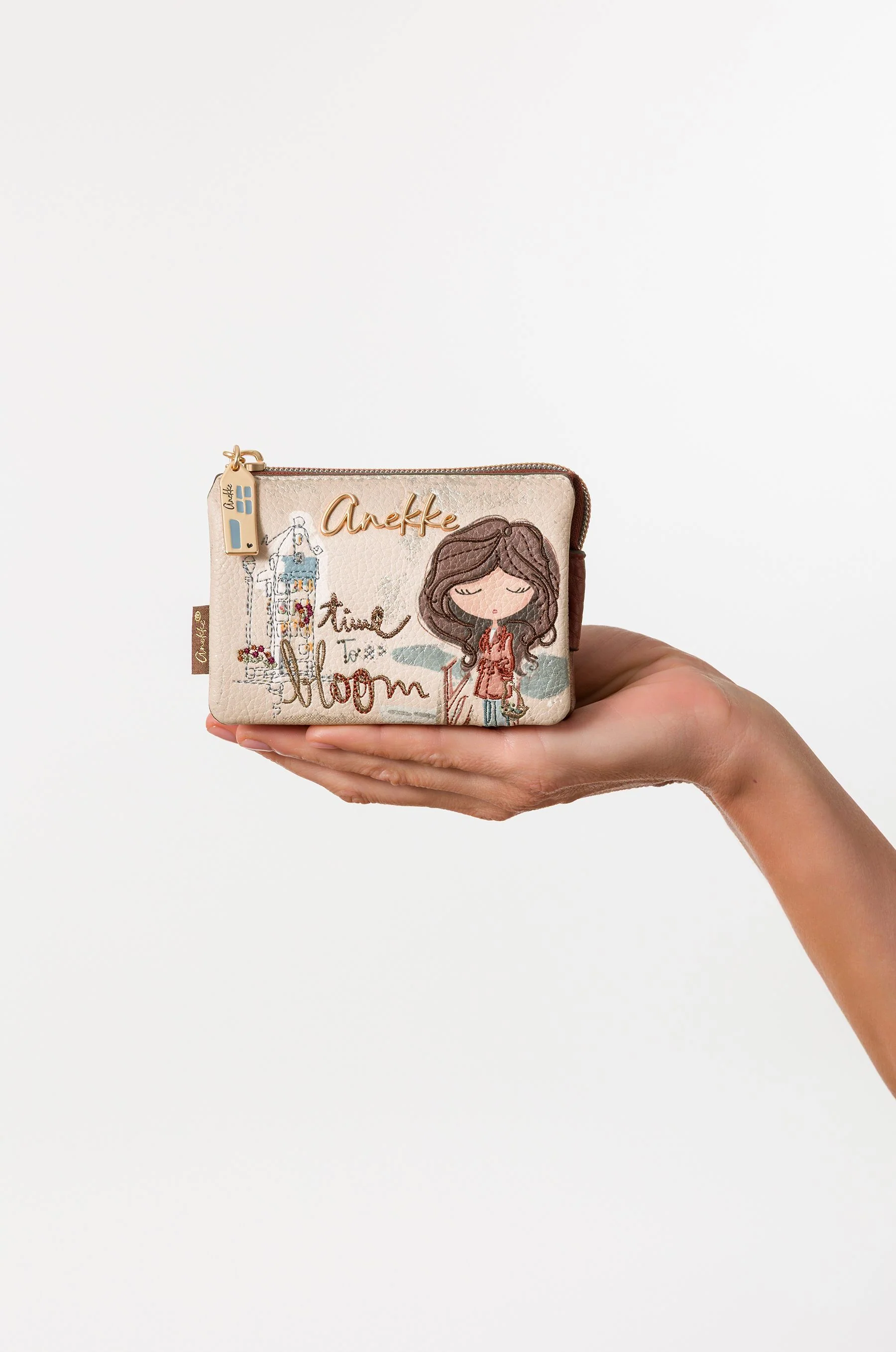 Monedero 3 compartimentos Tulip