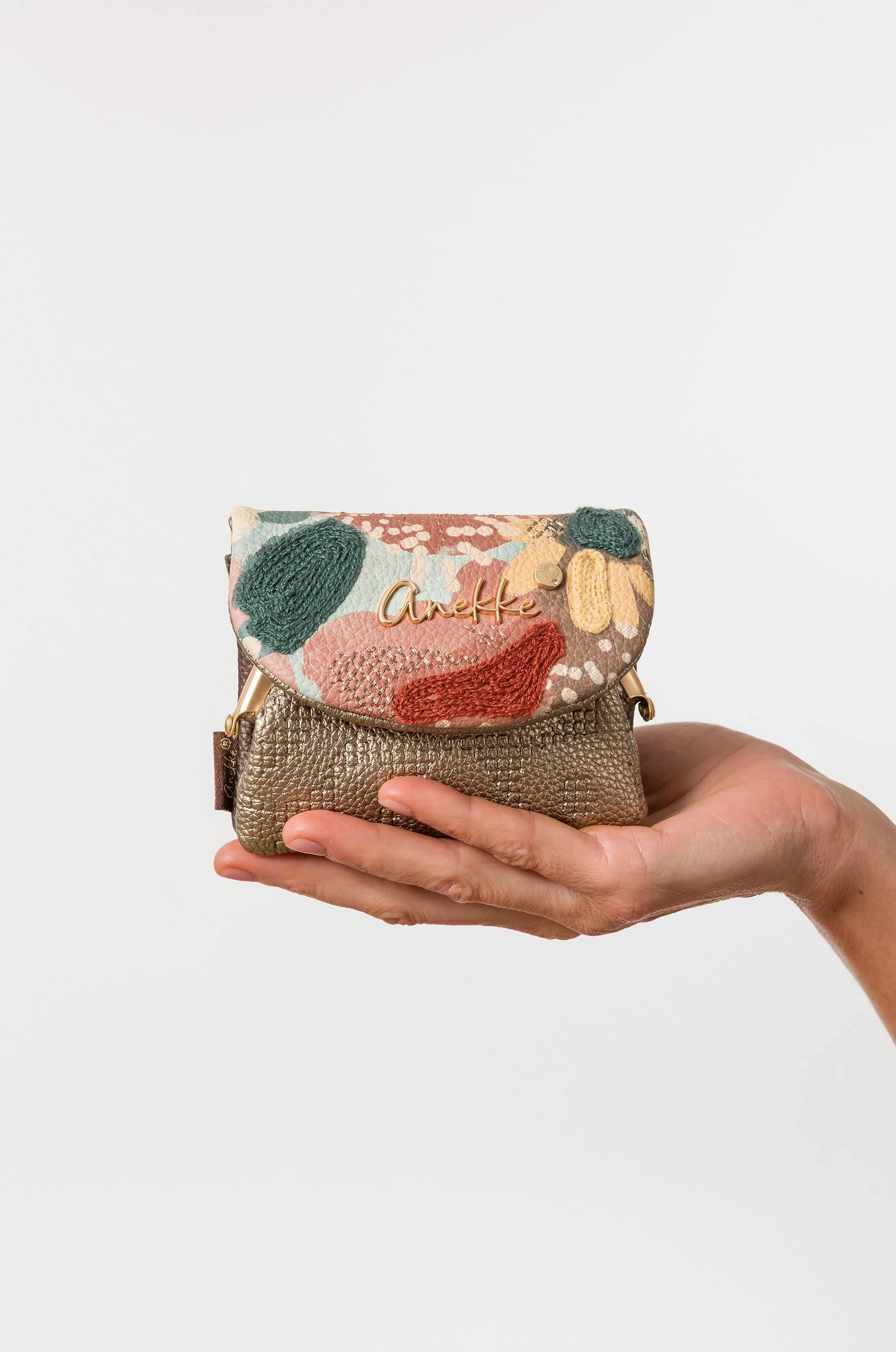Monedero con solapa Blossom