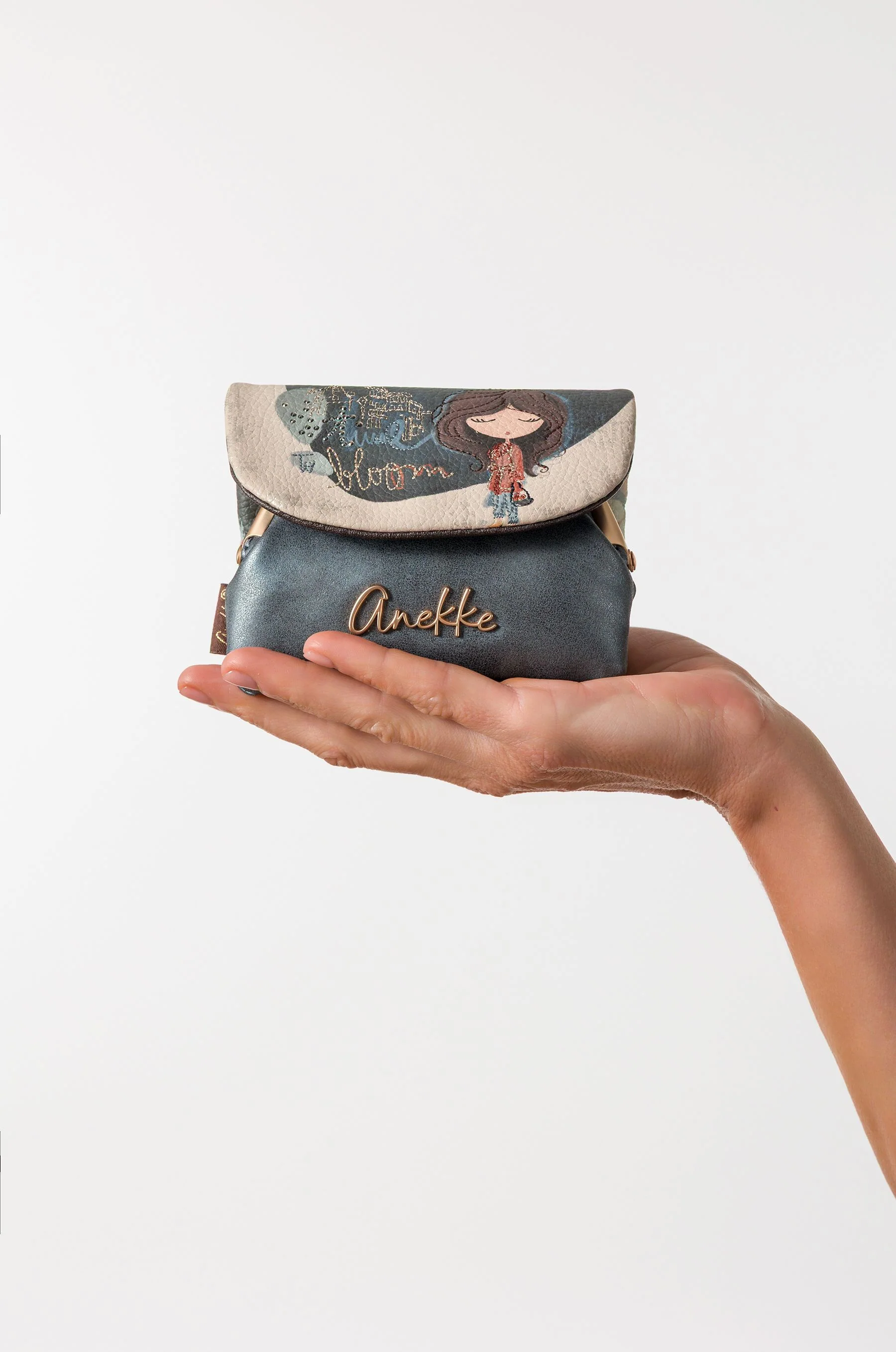 Monedero con solapa Tulip
