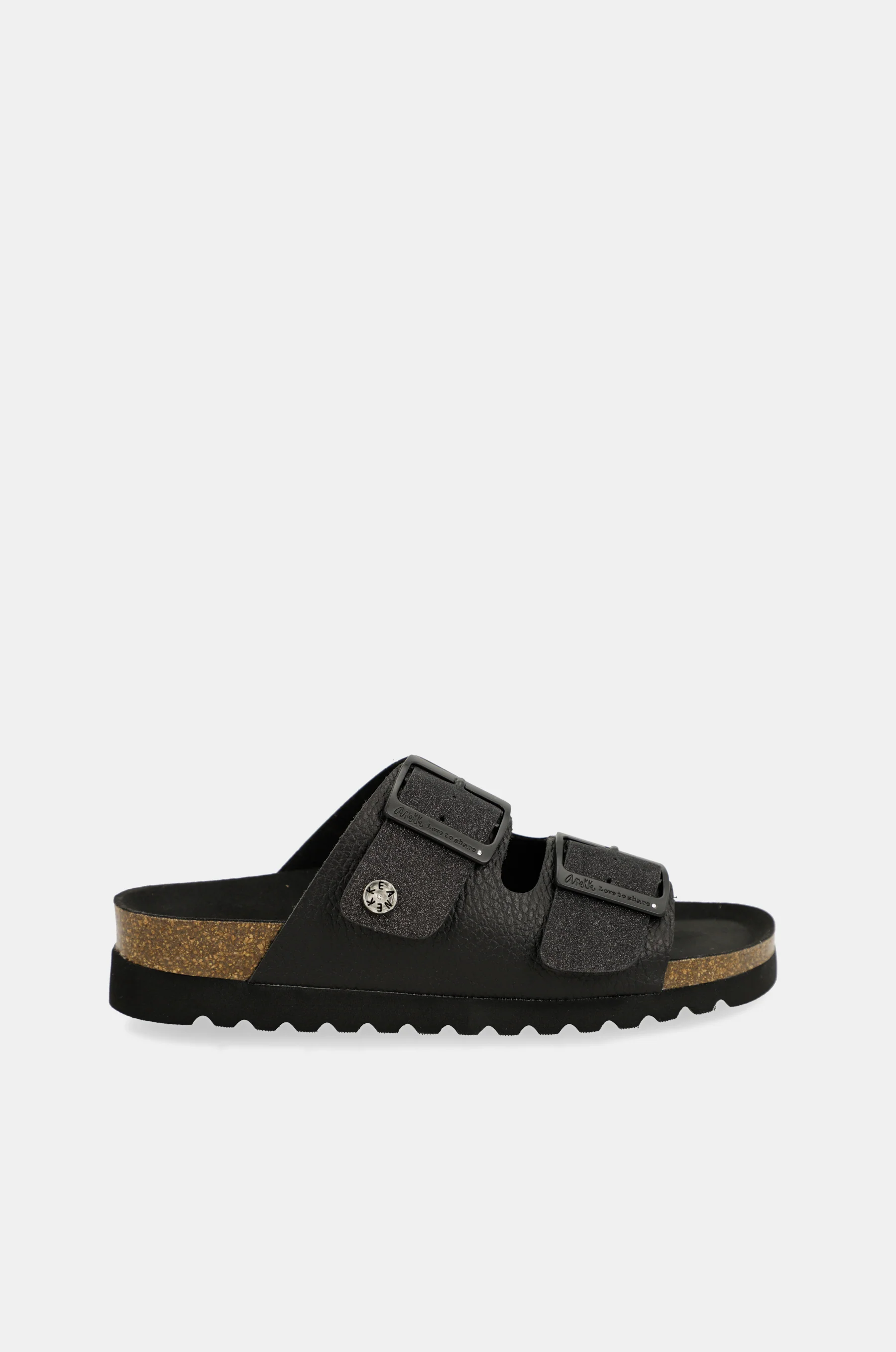 Sandalias bio de mujer negro