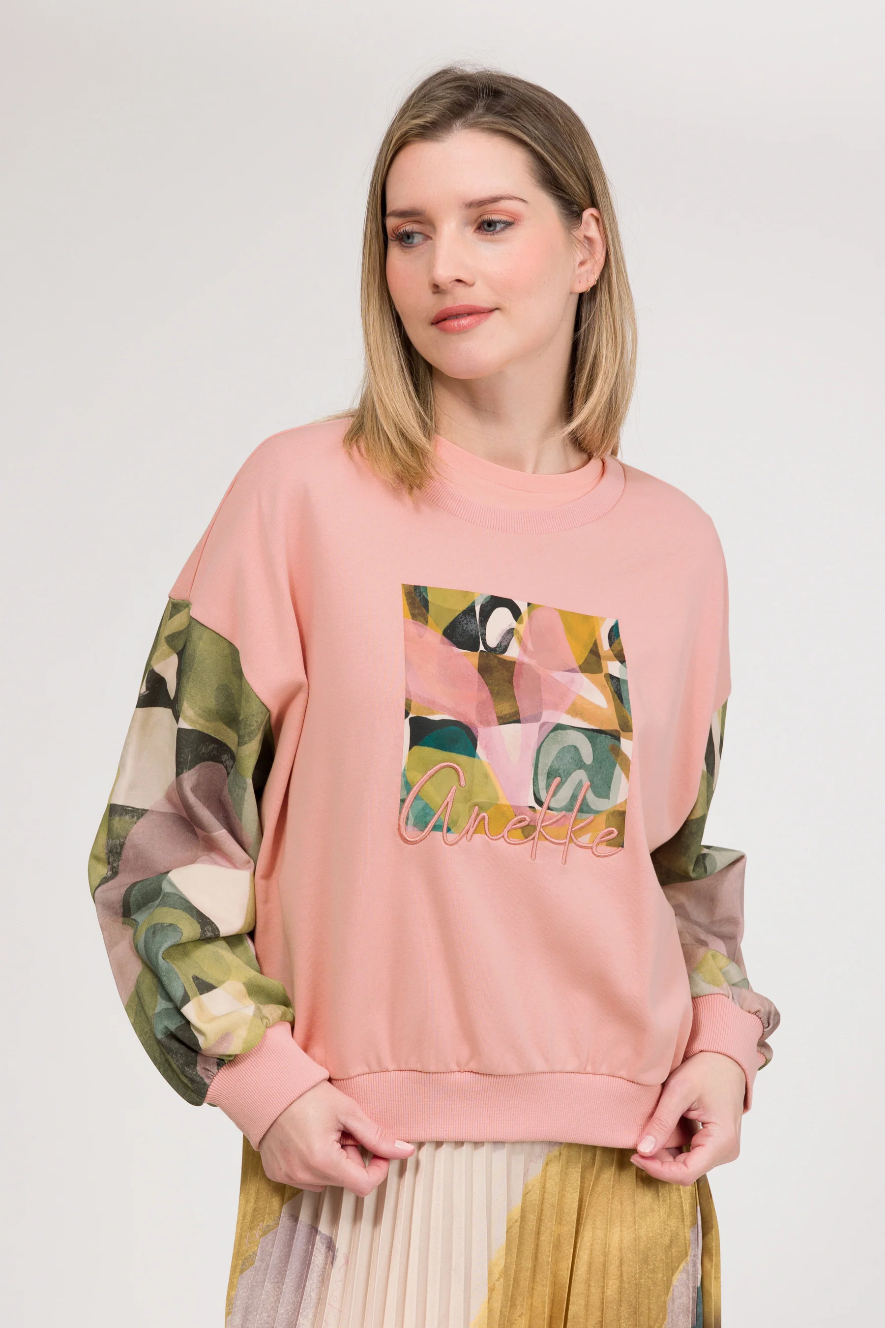 Sudadera de manga larga rosa - Image 2