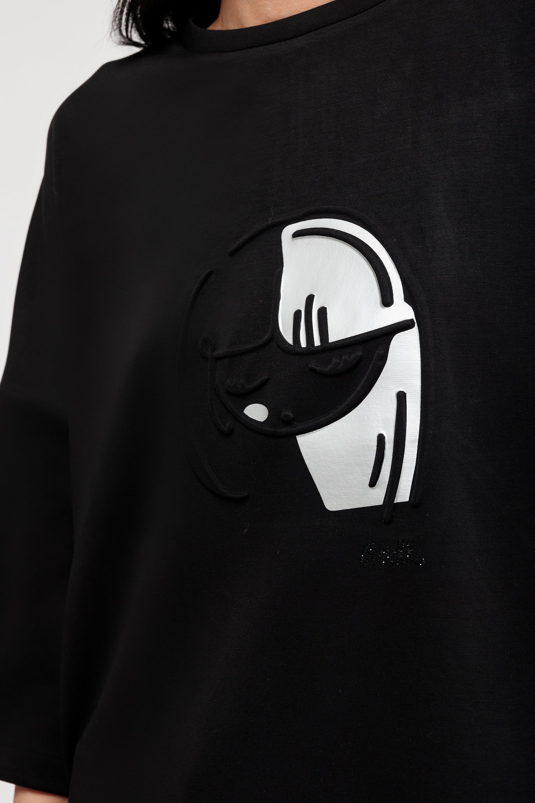 Sudadera negra Nature Koko - Image 3